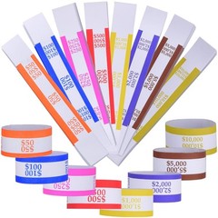 Self-Adhesive Money Bands 8 Colors