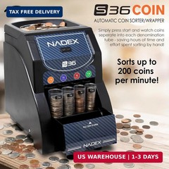 Nadex 36S Automatic Coin Sorter