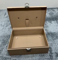 Rockaway Metal Products Corp Cash Lock Box Steel New York No Key 11x8x4