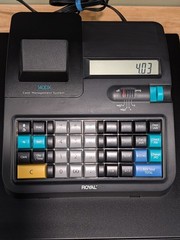 Royal 140DX Cash Management System, Register, 100% Working Order, 2 keys, Black