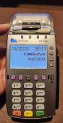 Lot of 2 Verifone VX520 VX 520 Credit Card Machine Terminal Reader