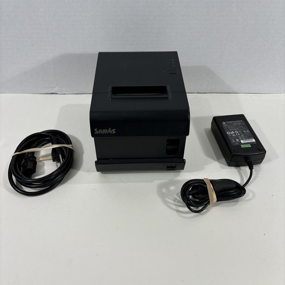 Sam4S Thermal POS Printer ELLIX 20S With AC Power Supply Tested & Working