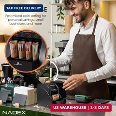 Nadex 36SN Automatic Coin Sorter and Wrapper