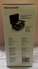 Honeywell Steel Cash Box #6202 with Removable Tray & 2 Keys New Open Box