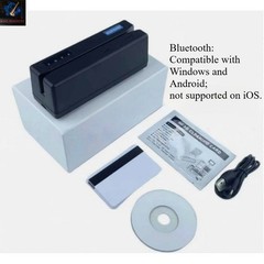 A MSR909BT USB HiCo&LoCo Magnetic Stripe CardReader Writer 3-Track Programmable