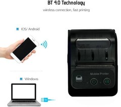 Mini 58mm Portable Bluetooth Wireless Pocket Mobile POS Thermal Receipt Printer