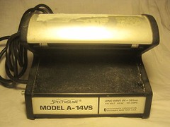 *not tested Spectroline A-14VS Long Wave UV electric lamp light blacklight