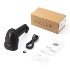 Wireless 1D Barcode Scanner 2.4G + BT + USB Wired Compatible with Android F8M4