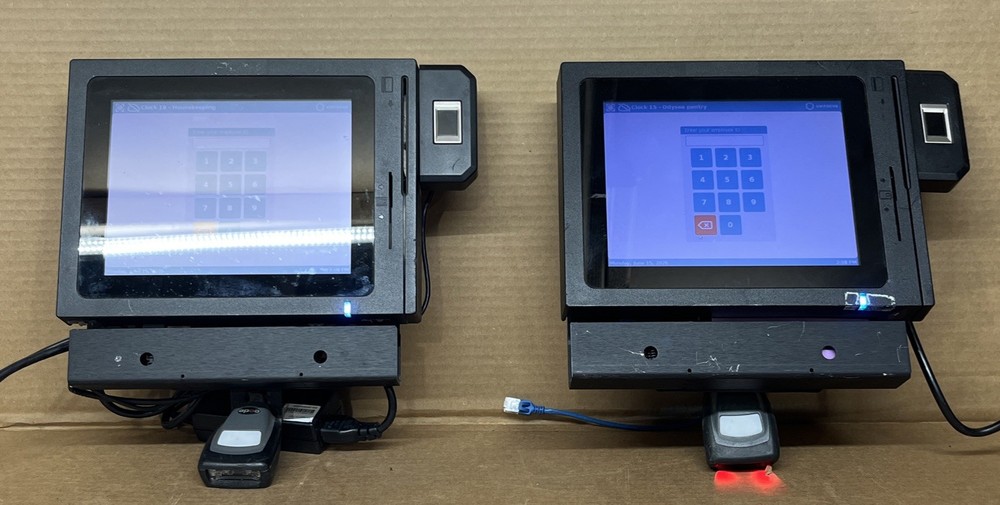 Lot of 2 Touch Dynamic Saturn 8 J1900 All-In-One POS Systems PARTIALLY TESTED