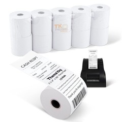 TK Thermal King, 10 Rolls 2 1/4″ x 165′ Thermal Paper, POS Receipt Paper for …