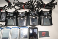 Lot of 25 Pcs Zebra MC55A0-H7OSWQQA9WR Mobile Computer Batteries Charger EL4611