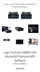 Logic Controls LS8900 with KitchenGO Premium KDS Software