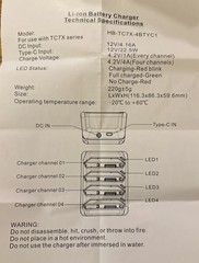 Zebra 4 Battery Port TC7X Battery Charger for Zebra TCX Series Charging Cable
