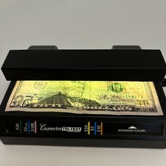 Dri Mark Counterfeit Tri-Test Bill Portable Ultraviolet Detector Battery Powered