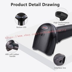 Honeywell 1900GHD-2USB Xenon 2D Area Imager Handheld USB Barcode Scanner Reader
