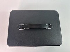 Honeywell 6112 Steel Cash Box 1 Bill & 5 Coin Slots 2 Keys Handle 9.8″ X 7.3″