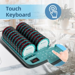 Retekess TD167A AM Restaurant Pager Calling System Guest Queuing 20 Buzzer Cafes