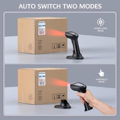 TEEMI TMSL-58CR 2D Bluetooth Barcode Scanner QR USB Cradle Wireless
