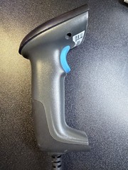 Bluetooth RealInn RL6200 BT Handheld USB 2D Barcode Scanner – Black/Blue