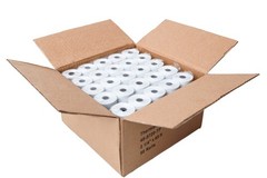 2 1/4” x 65 ft Thermal Receipt Paper Rolls, fits Ingenico Desk 3500 Desk 5000…
