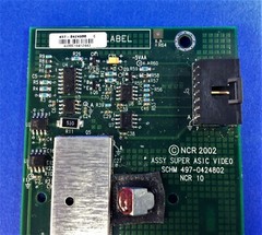 NCR RealScan 7875 Super ASIC Video Board Assembly PN: 497-0424800 , 497-0424802