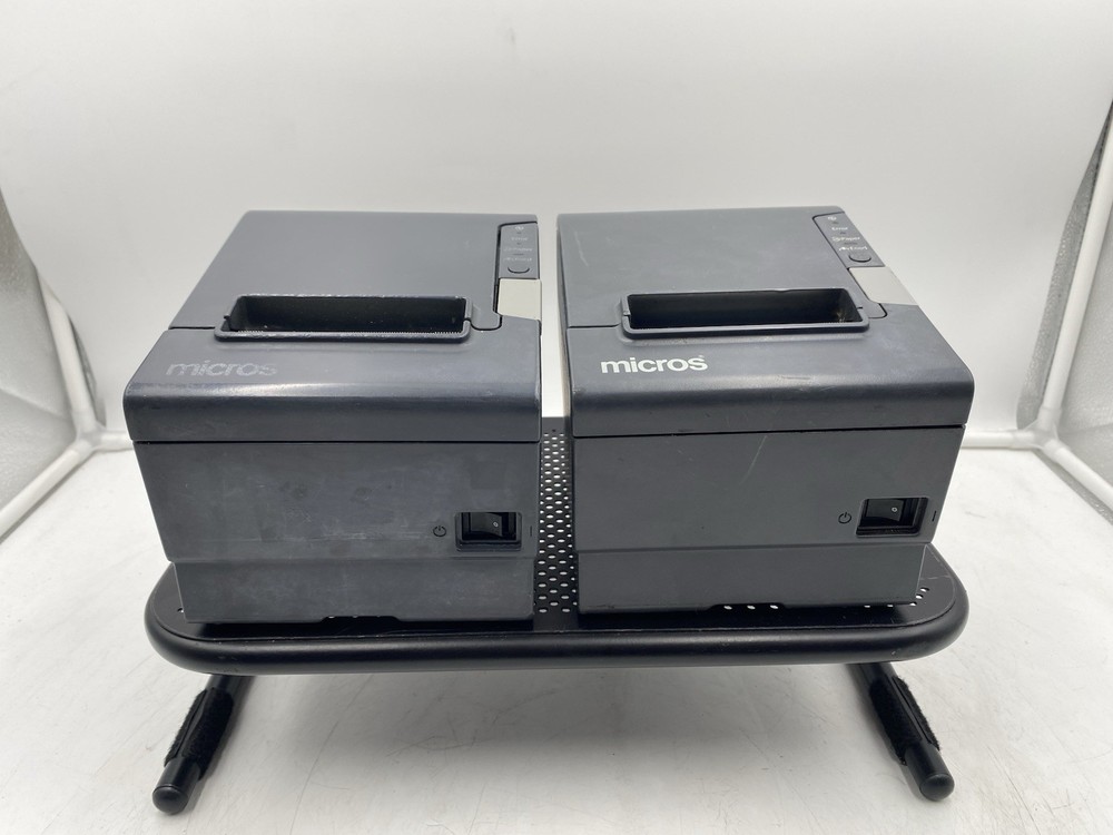 Lot of 2 Epson TM88V M244A Thermal Receipt Printer RJ11 / Parallel No Adapters