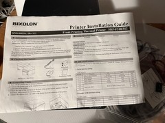 Bixolon Printer Model PR10490 Thermal Receipt Printer