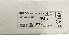 Epson TM-T88IIIP (M129C) W/ AC ADAPTER AND PARALLEL CABLE