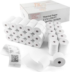 50 Rolls Thermal Paper 2 1/4x230ft