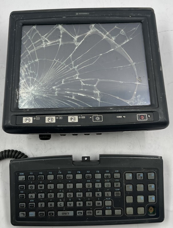 SYMBOL VC5090-MA0QM0GH7WR VEHICLE FORKLIFT TERMINAL+VC5090KYBD-02R CRACKED SCREE