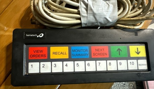 Logic Control Bematech Bump Bar KB1700 Programmable Keypad With Cord