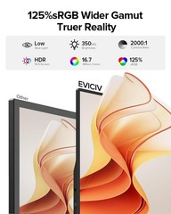 EVICIV Portable Monitor Touchscreen 15.6”, 125% sRGB 1080P IPS 10-Point To