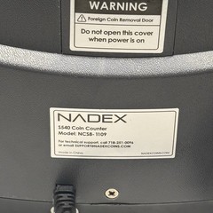 Nadex S540 Pro | Coin Counter, Sorter, and Wrapper Model NCS8-1109 *SORTER ONLY*