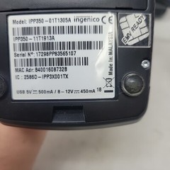 (2) Ingenico iPP350 Credit Card Payment Terminal Set with USB Cable