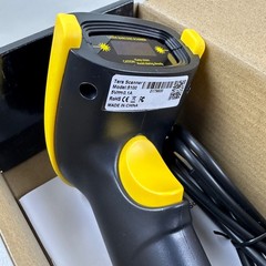 Tera Barcode Scanner Wireless 1D Laser Cordless Barcode Reader USB 5100 Yellow