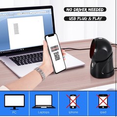 Wone Nice WN9600D Automatic Omnidirectional Laser Handheld Barcode Scanner New