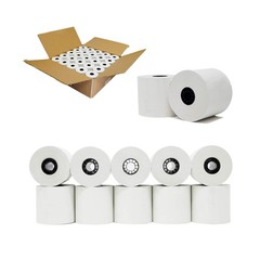 (48 Gsm Paper Thickness) 2 1/4 x 230ft 1-Ply Thermal Paper [50 Rolls] BPA Fre…