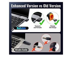 Tera Barcode Scanner Wireless 1D Laser Cordless Barcode Reader USB 5100 Orange