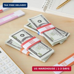 300 Pack Self Adhesive Currency Straps Money Bands for Bills Wrappers Sorting US