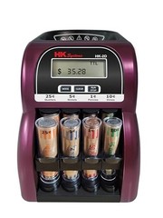 Digital Coin Counter & Sorter – LCD Display, Sorts 260 Coins/Min, 2 Row Wrappers