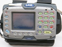 LXE HX2 Wearable Mobile Computer with Finger Scanner, Battery, and Wrist Strap