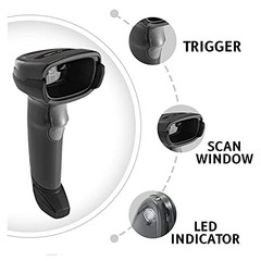 Zebra DS2208 Series Handheld Standard Range Corded Imager Kit with Shielded