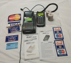 Lipman Nurit 3020 & 292 POS EDC Terminal Credit Card Reader Receipt Printer ASIS