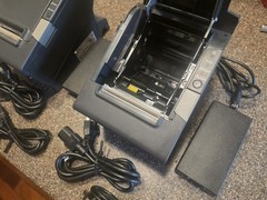 Lot of 5 EPSON TM-T88V M244A Pos USB Thermal Printers 2/5 Have All Cords