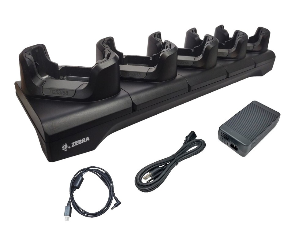Zebra CRD-NGTC5-5SC5D 5-Port Charger Cradle TC53, TC58 Android Scanners!🔥⭐