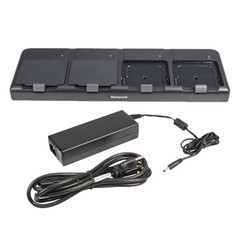Honeywell EDA52 Quad Battery Charger EDA52-QBC-4 W/Power Cord For EDA52 Scanner