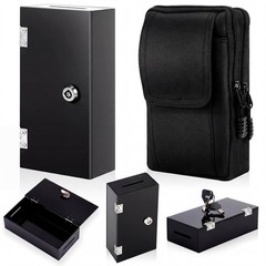 CroBlissful Extra Large Acrylic Box Winners 5.51 x 2.76 x 1.57 inches, Black