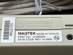 Magtek 210802013 MSR ID Magnetic Stripe Wedge Reader – Beige/MAR378