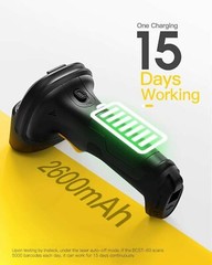 Inateck 1D Bluetooth Wireless Barcode Scanner With Charging Base BCST-60+BS04001