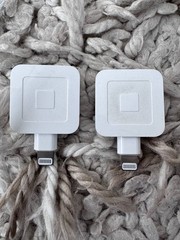 (2x) Square Reader for Magstripe Lightning Connector Credit Card Reader LOT of 2
